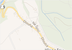 Na Špici v obci Blansko - mapa ulice