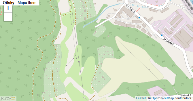 Otisky - mapa firem
