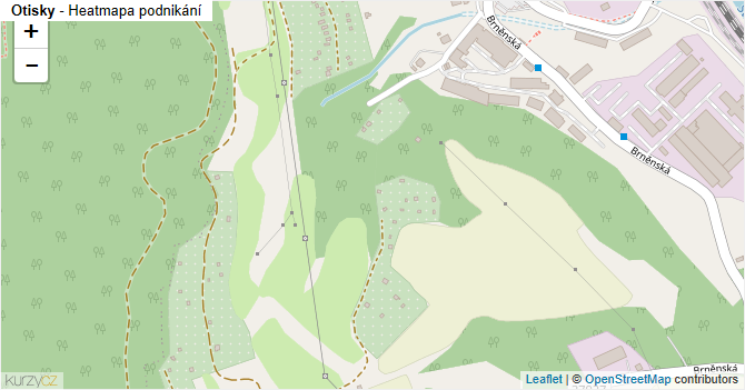 Otisky - mapa podnikání
