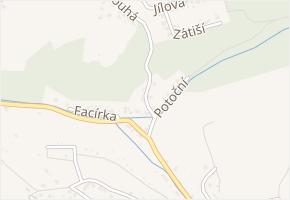 Pod Skalkou v obci Blansko - mapa ulice