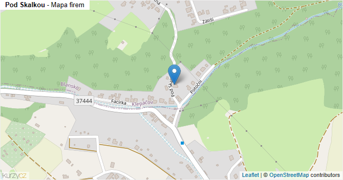 Pod Skalkou - mapa firem