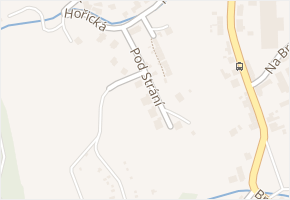 Pod Strání v obci Blansko - mapa ulice