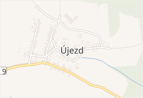 Újezd v obci Blansko - mapa ulice