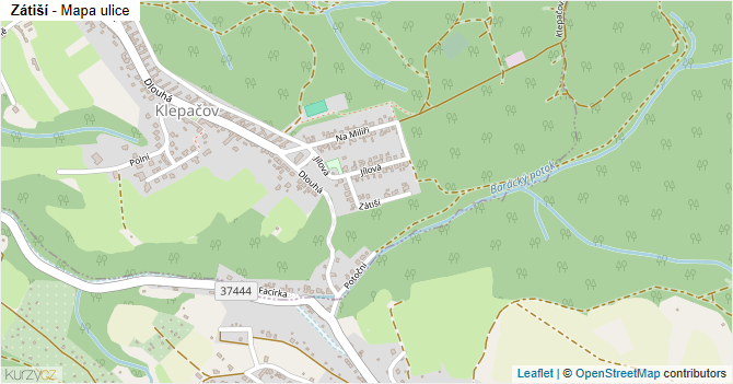 Zátiší - mapa ulice
