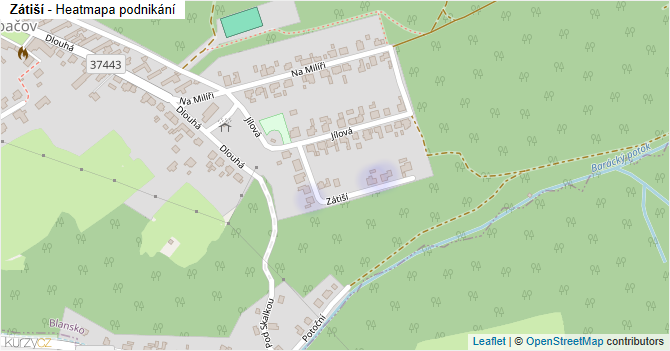 Zátiší - mapa podnikání
