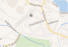Dvořákova v obci Blatná - mapa ulice