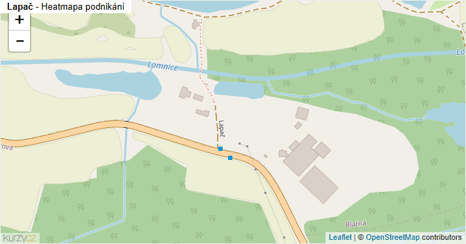 Lapač - mapa podnikání