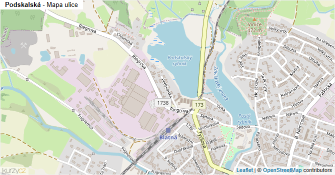 Podskalská - mapa ulice