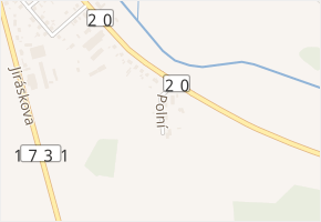Polní v obci Blatná - mapa ulice