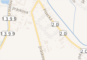 Rybářská v obci Blatná - mapa ulice