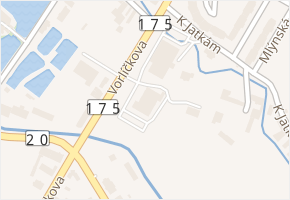 Vorlíčkova v obci Blatná - mapa ulice