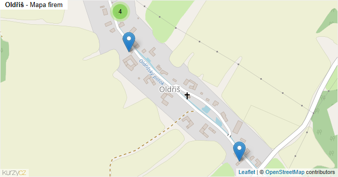 Oldřiš - mapa firem
