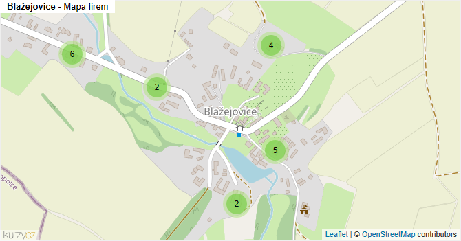 Blažejovice - mapa firem