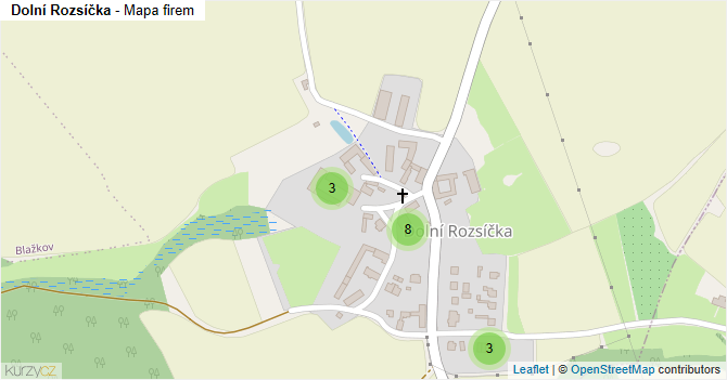 Dolní Rozsíčka - mapa firem