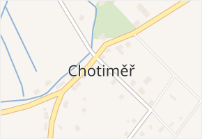 Chotiměř v obci Blížejov - mapa části obce