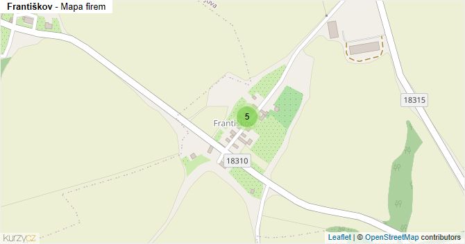 Františkov - mapa firem