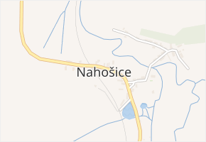 Nahošice v obci Blížejov - mapa části obce