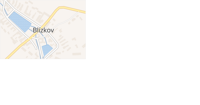 Blízkov v obci Blízkov - mapa části obce