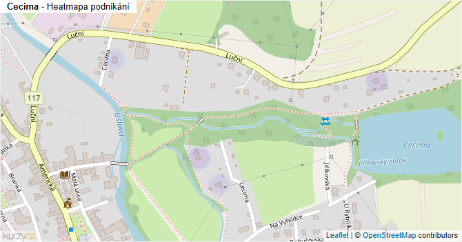 Cecima - mapa podnikání