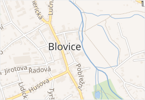 Pod Lékárnou v obci Blovice - mapa ulice