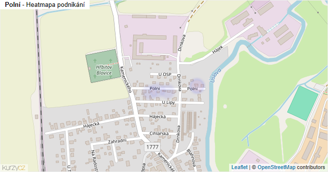 Polní - mapa podnikání