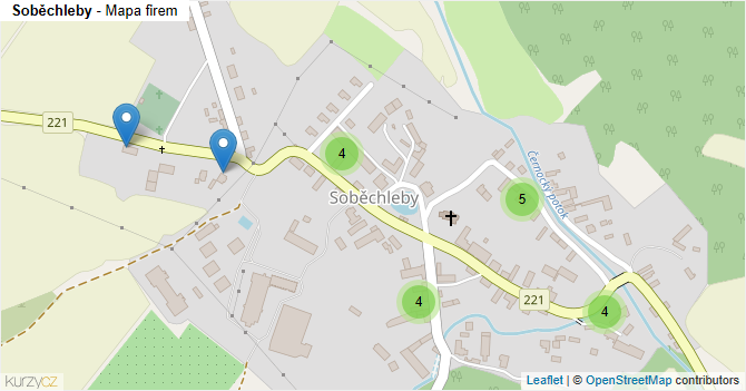 Soběchleby - mapa firem