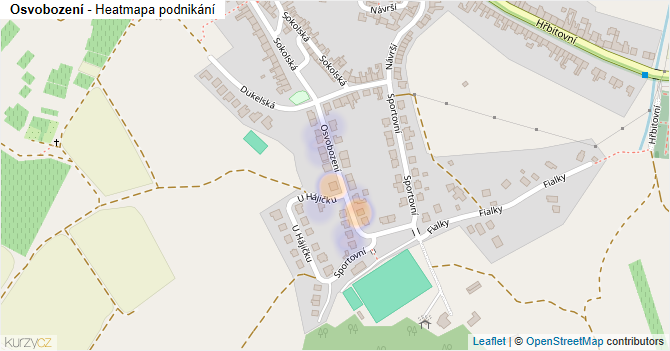 Osvobození - mapa podnikání