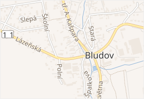 tř. A. Kašpara v obci Bludov - mapa ulice