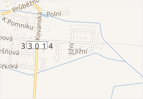 Jižní v obci Bobnice - mapa ulice