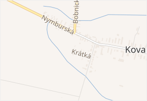 Krátká v obci Bobnice - mapa ulice