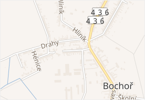 Bezručova v obci Bochoř - mapa ulice
