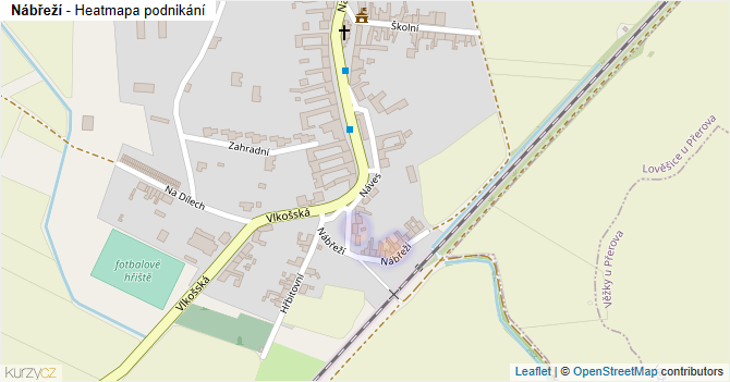 Nábřeží - mapa podnikání