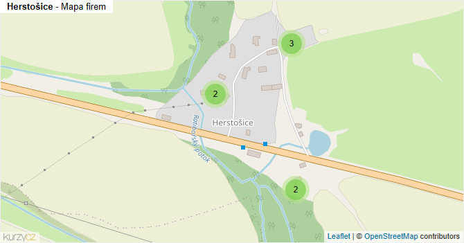 Herstošice - mapa firem