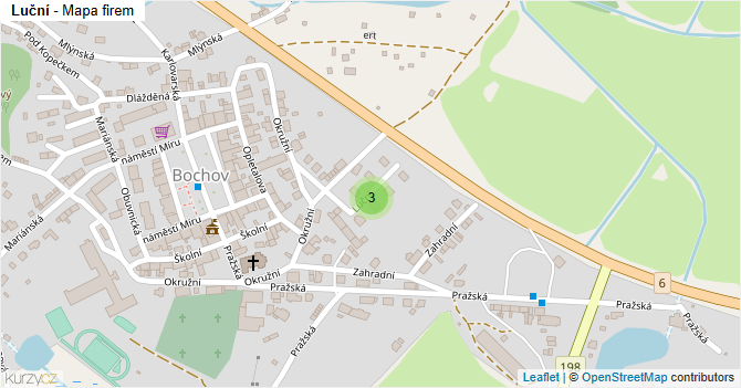 Luční - mapa firem