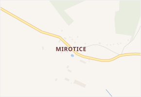Mirotice v obci Bochov - mapa části obce