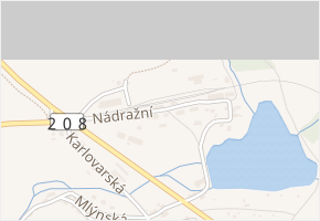Nádražní v obci Bochov - mapa ulice