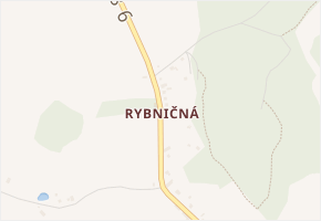 Rybničná v obci Bochov - mapa části obce