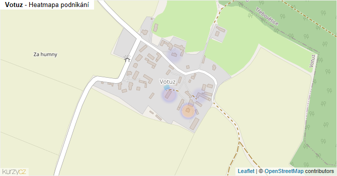 Votuz - mapa podnikání