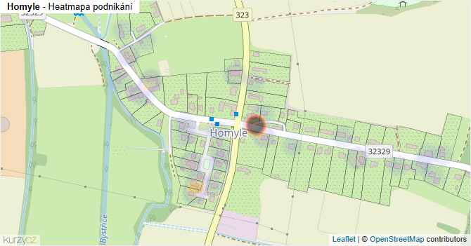 Homyle - mapa podnikání