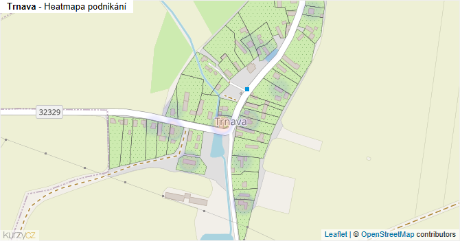 Trnava - mapa podnikání