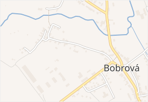Sklen. Rybník v obci Bohdalec - mapa ulice