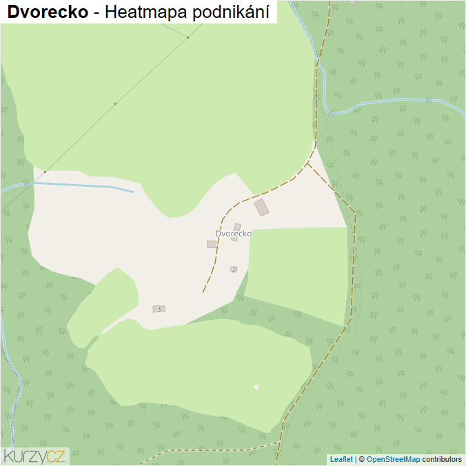 Mapa Dvorecko - Firmy v části obce.