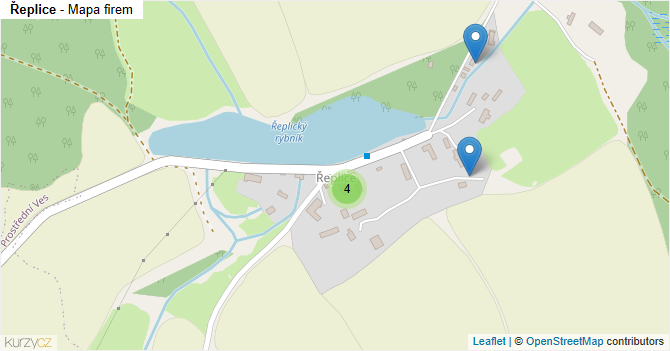 Řeplice - mapa firem