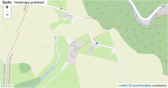 Bydlo - mapa podnikání