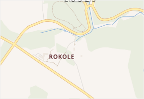 Rokole v obci Bohdašín - mapa ulice