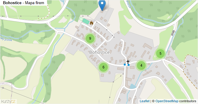 Bohostice - mapa firem
