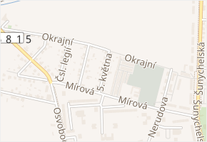 5. května v obci Bohumín - mapa ulice