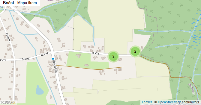 Boční - mapa firem