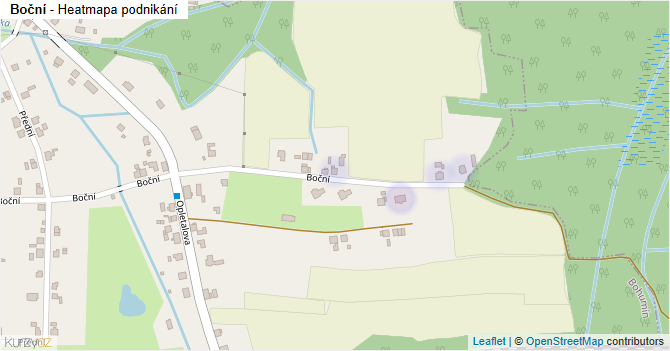 Boční - mapa podnikání