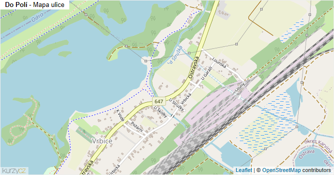 Do Polí - mapa ulice